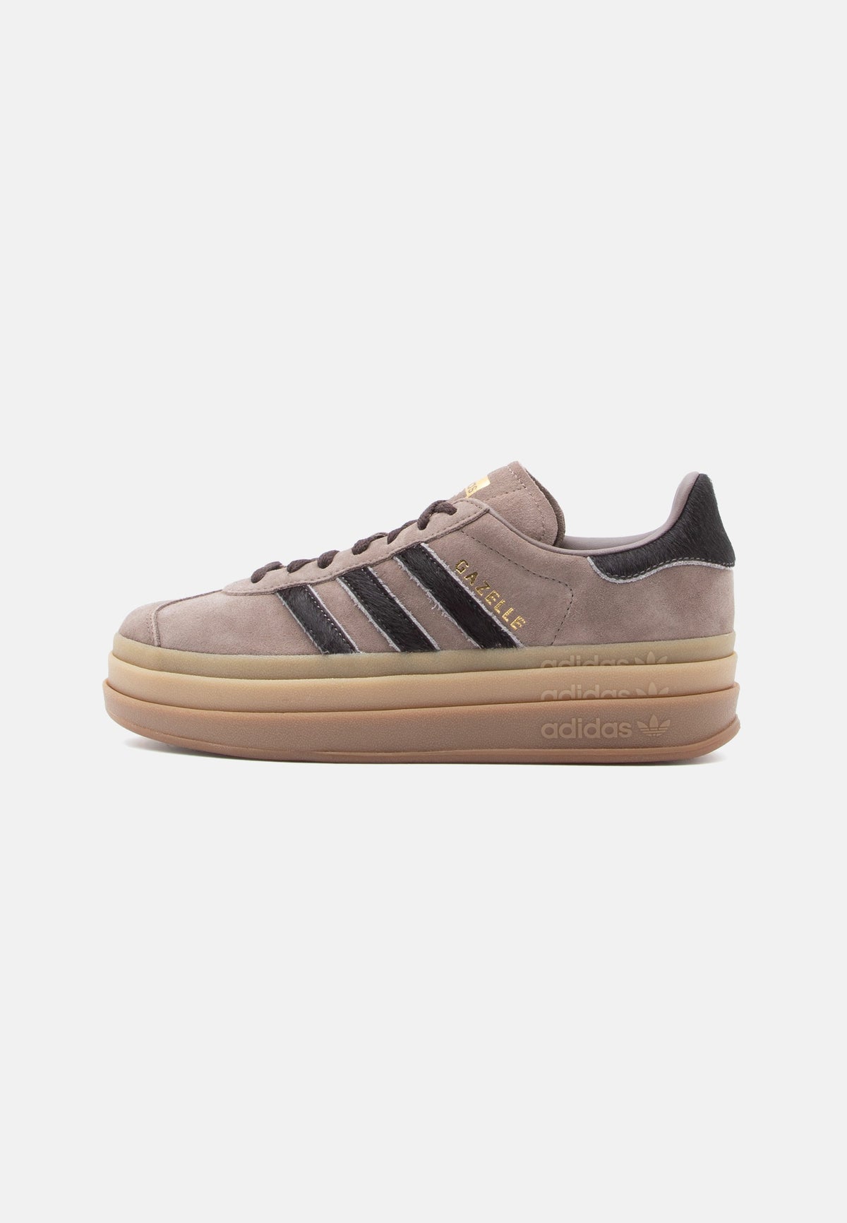 adidas Gazelle Bold - Earth Strata / Aurora Coffee / Gold-coloured Metallic