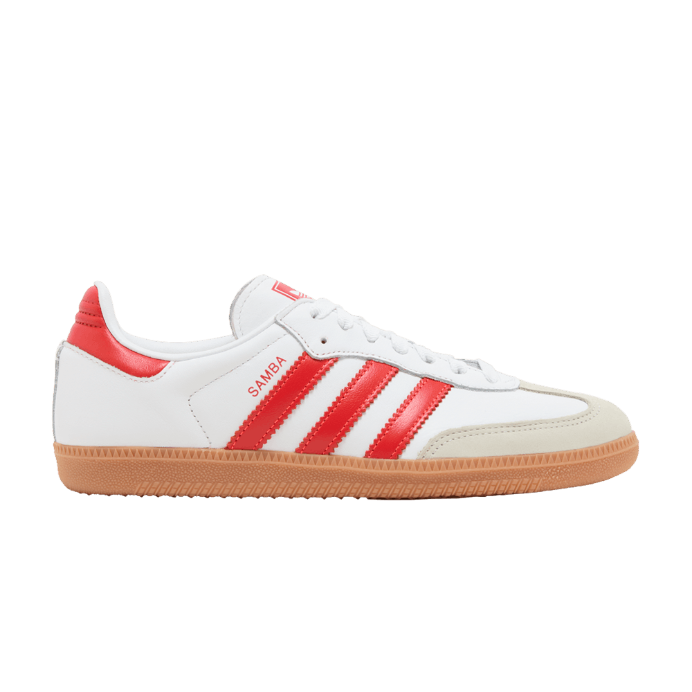 adidas Samba OG - White Solar Red Gum
