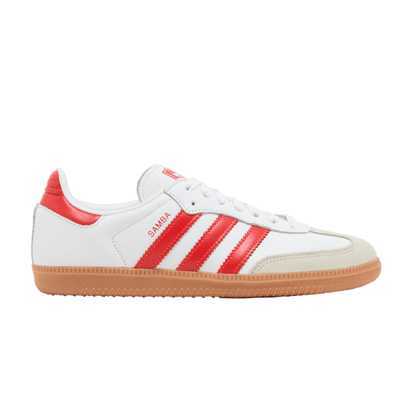 adidas Samba OG - White Solar Red Gum