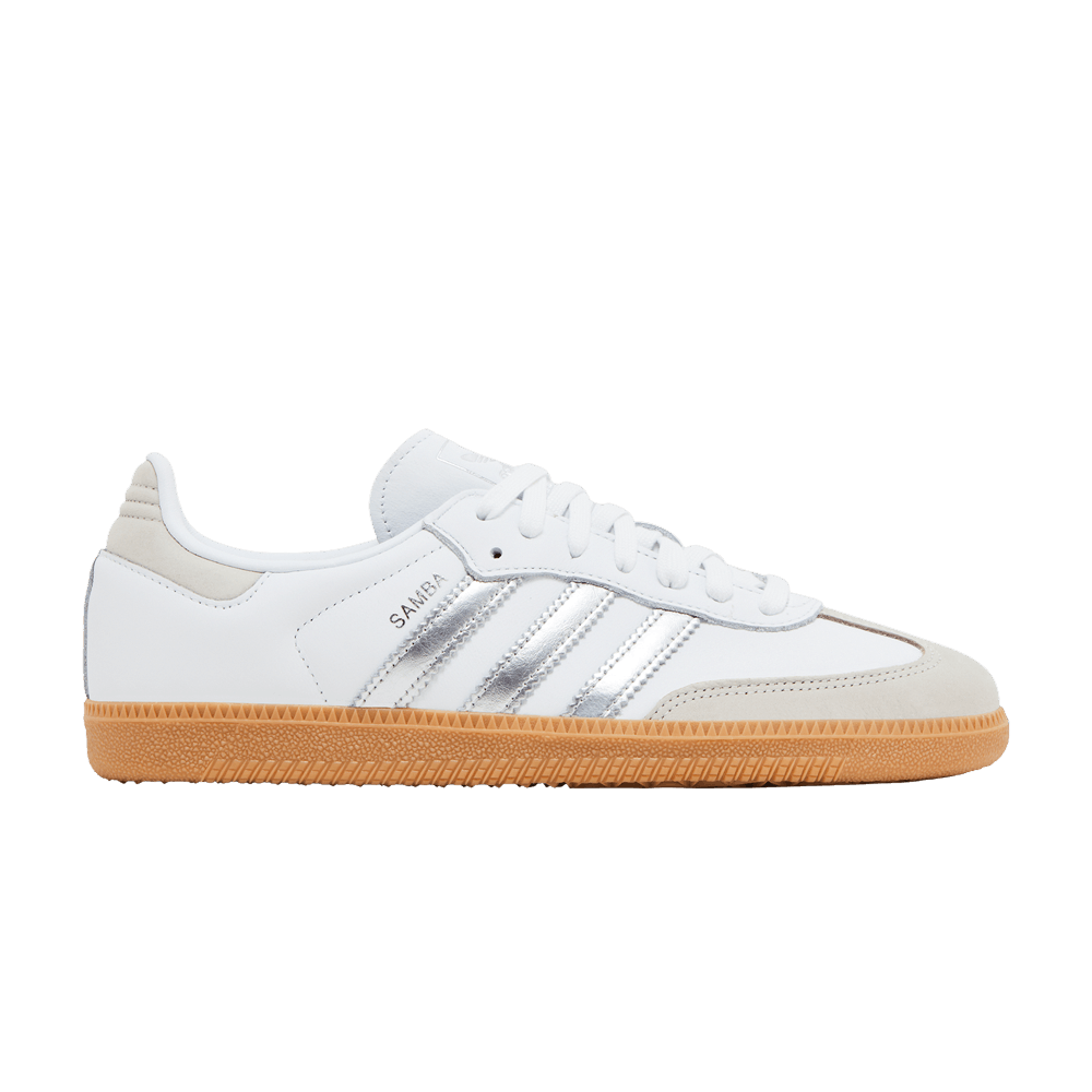 adidas Samba OG - White Silver Metallic Grey