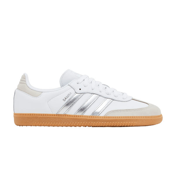 adidas Samba OG - White Silver Metallic Grey