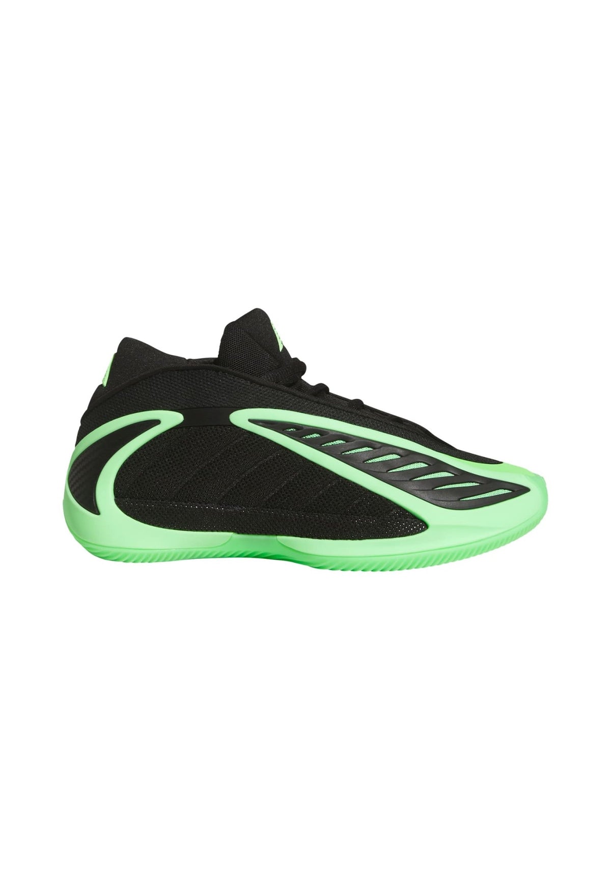 adidas Anthony Edwards 2 J - Core Black / Lime Burst / Lucid Blue
