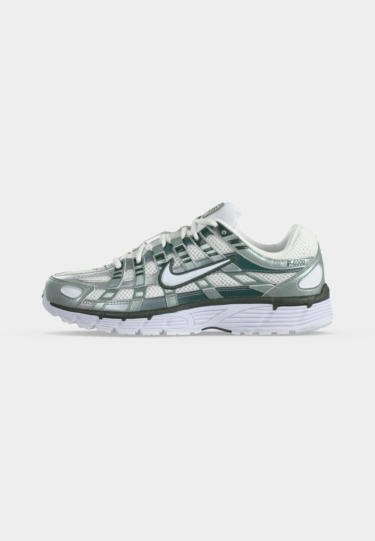 Nike P 6000 SE - White / Mica Green / Camo Green / Chrome
