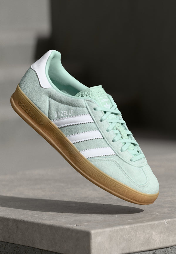adidas Gazelle Indoor - Ash Green / Footwear White
