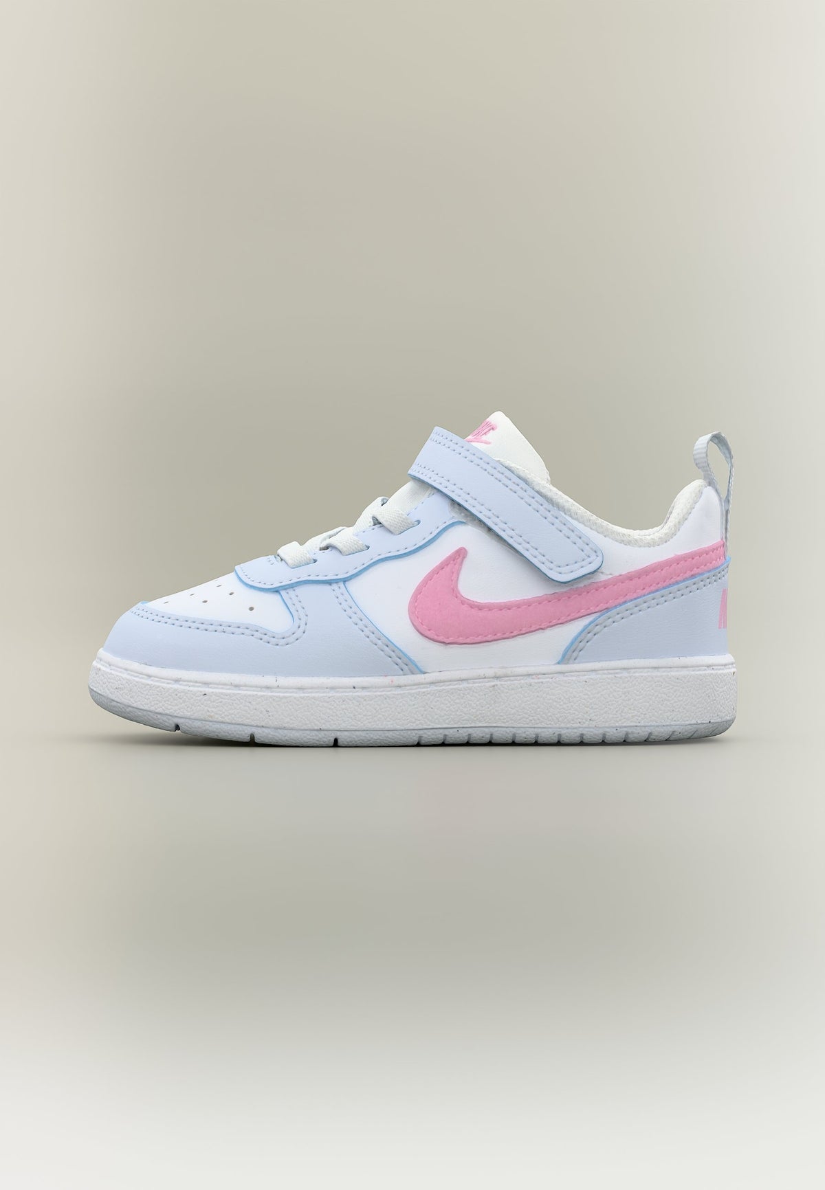 Nike Court Borough - White / Pink Rise / Football Grey
