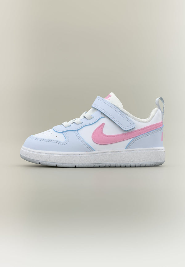 Nike Court Borough - White / Pink Rise / Football Grey