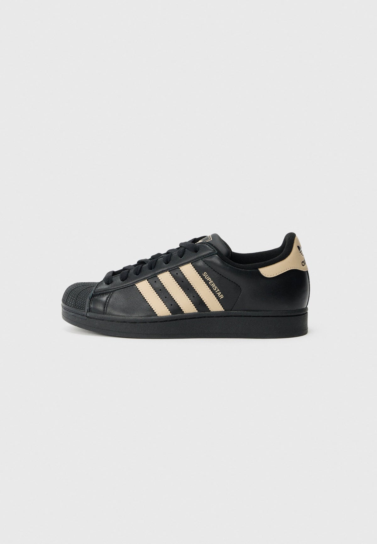 adidas Superstar II - Core Black / Stone Khaki
