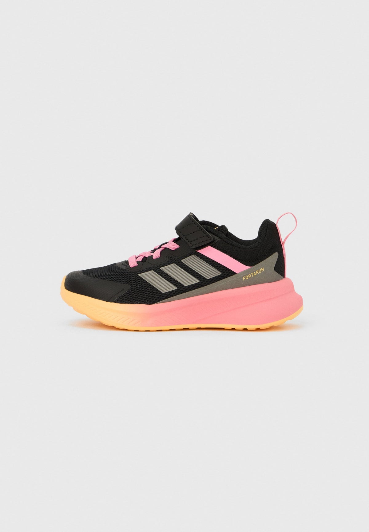 adidas Fortarun 4.0 - Core Black / Iron Metallic / Bliss Pink