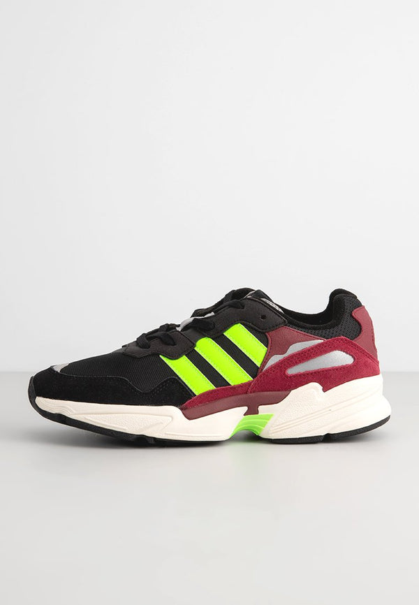 adidas YUNG-96 - Core Black / Solar Green / Collegiate Burgundy