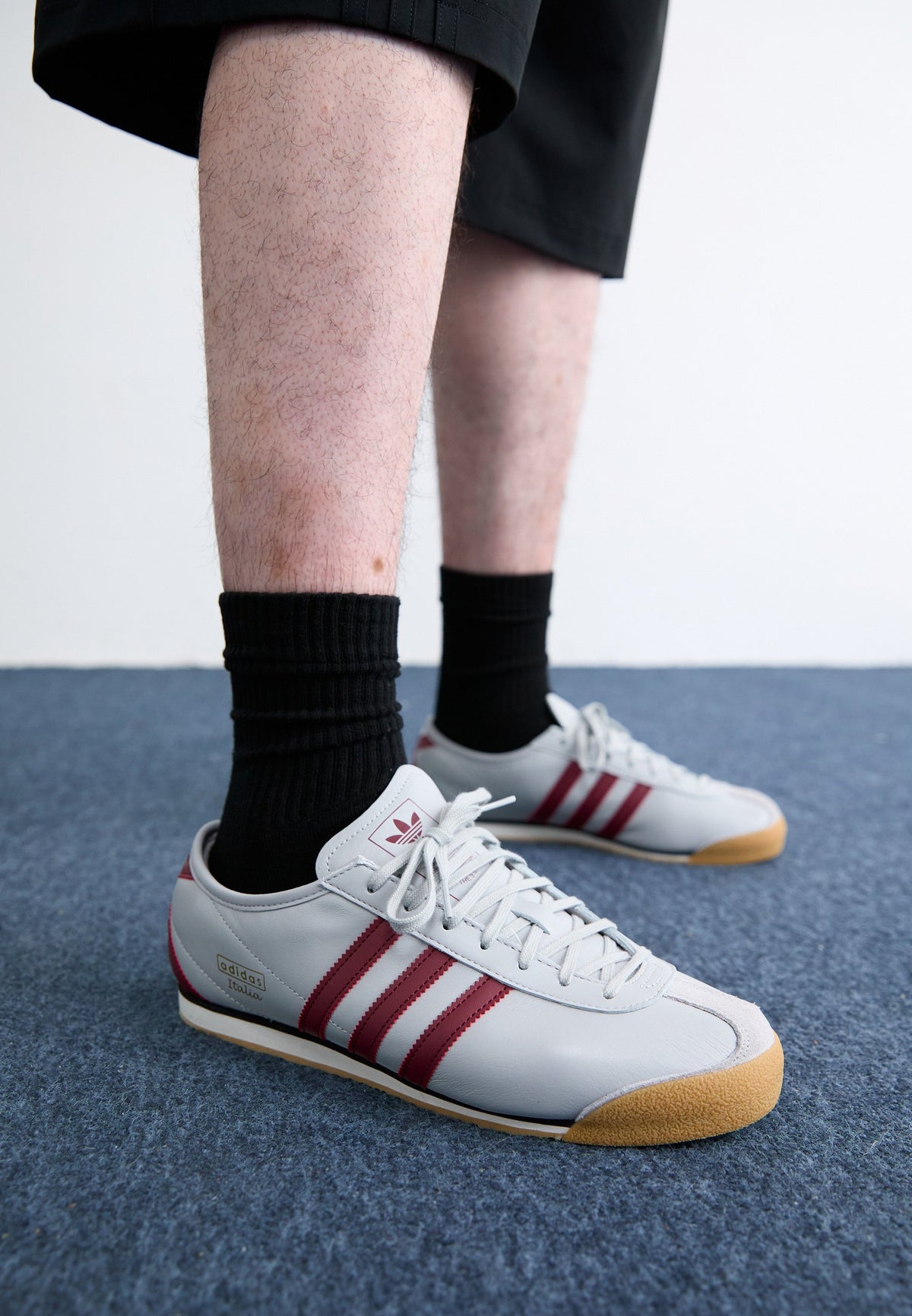 adidas Italia 70S - Grey / Shadow Red / Gum