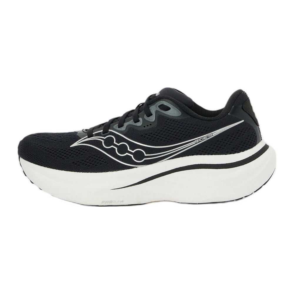 Saucony Ride 19 - Black / Silver-coloured
