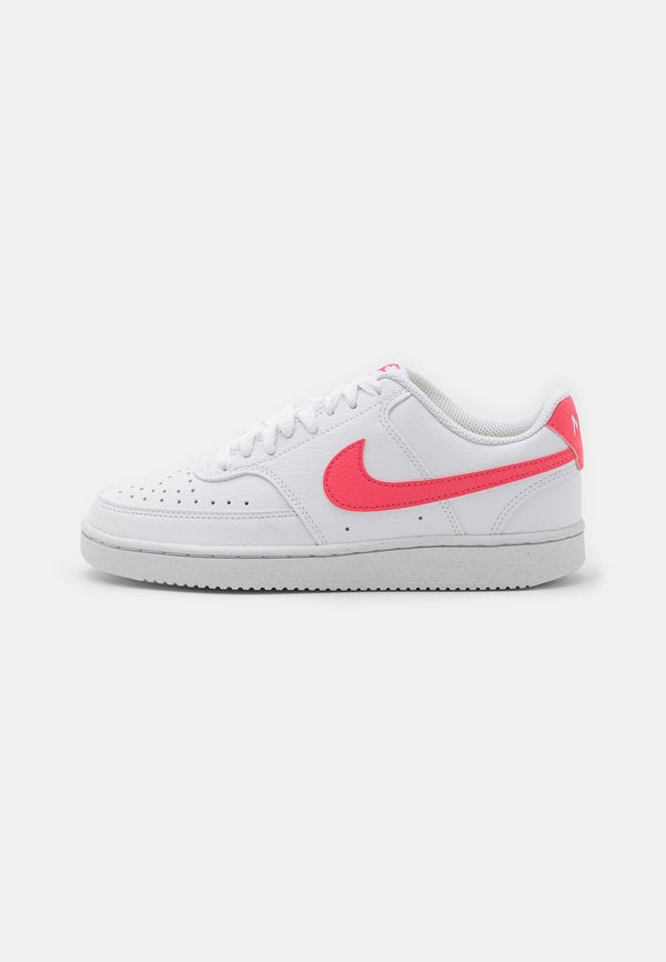Nike Court Vision - White / Sea Coral / Volt Black