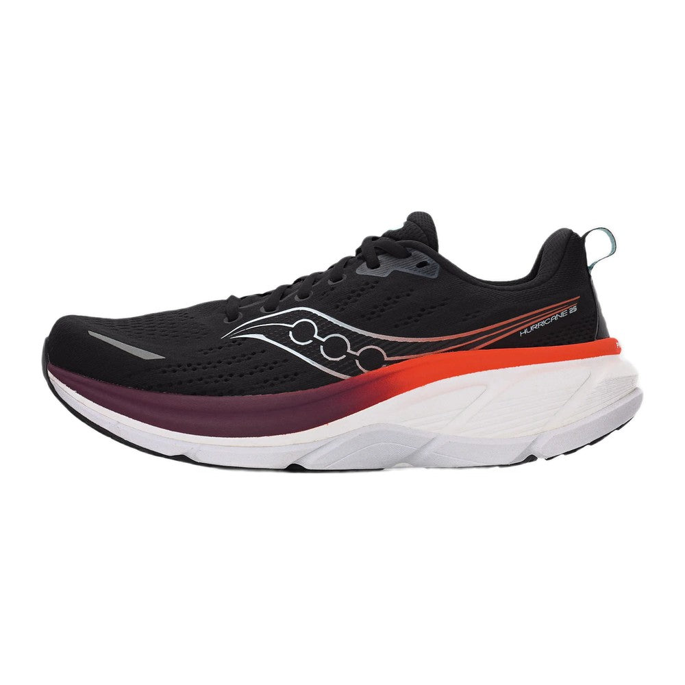 Saucony Hurricane 25 - Black / Crimson