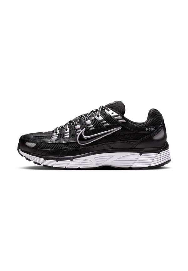 Nike P 6000 - Black White Mtlc Silver