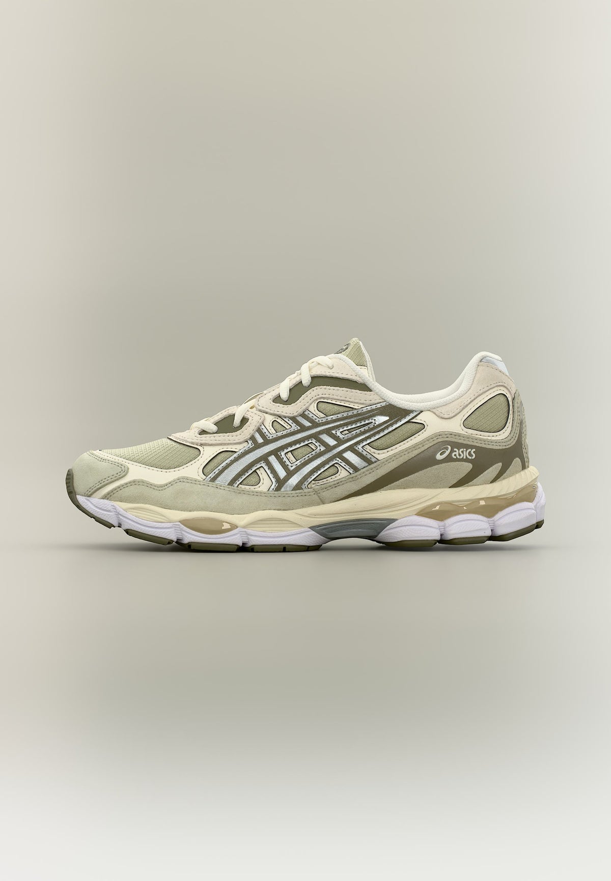 ASICS Gel - Khaki / Pure Silver-coloured