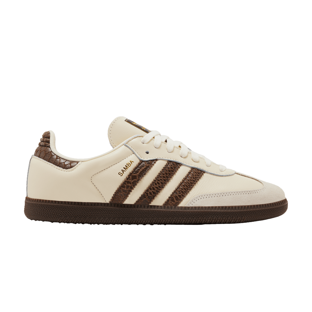 adidas Samba OG - Cream Earth Strata Maroon