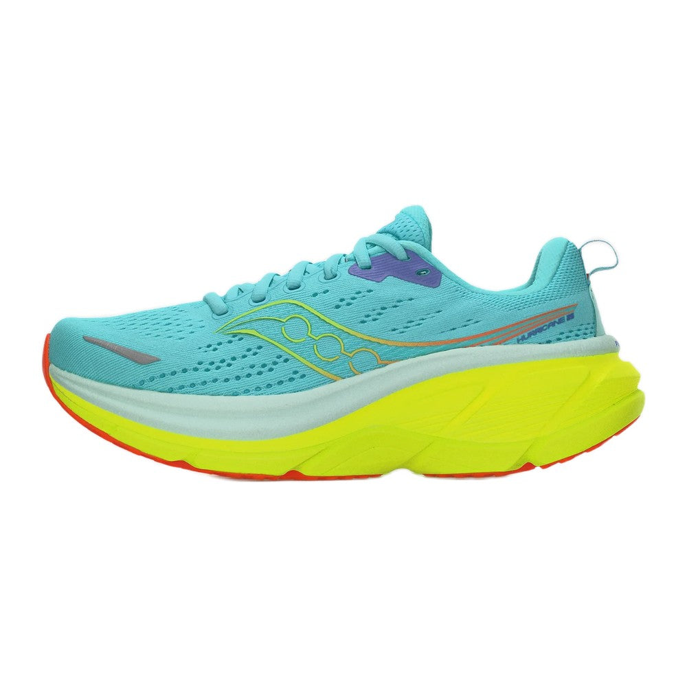 Saucony Hurricane 25 - Aqua / Citron