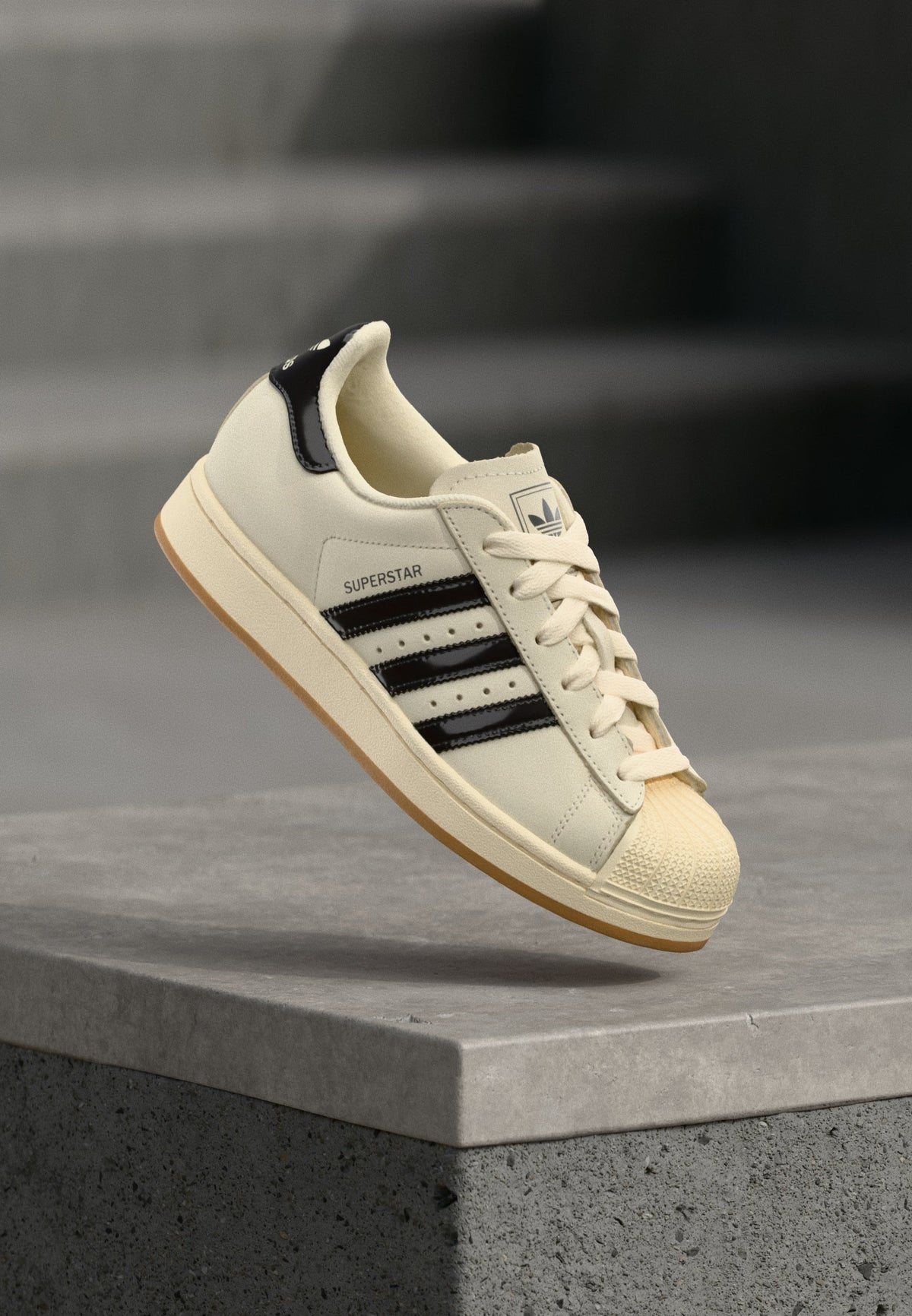 adidas Superstar II - Cream White / Utility Black