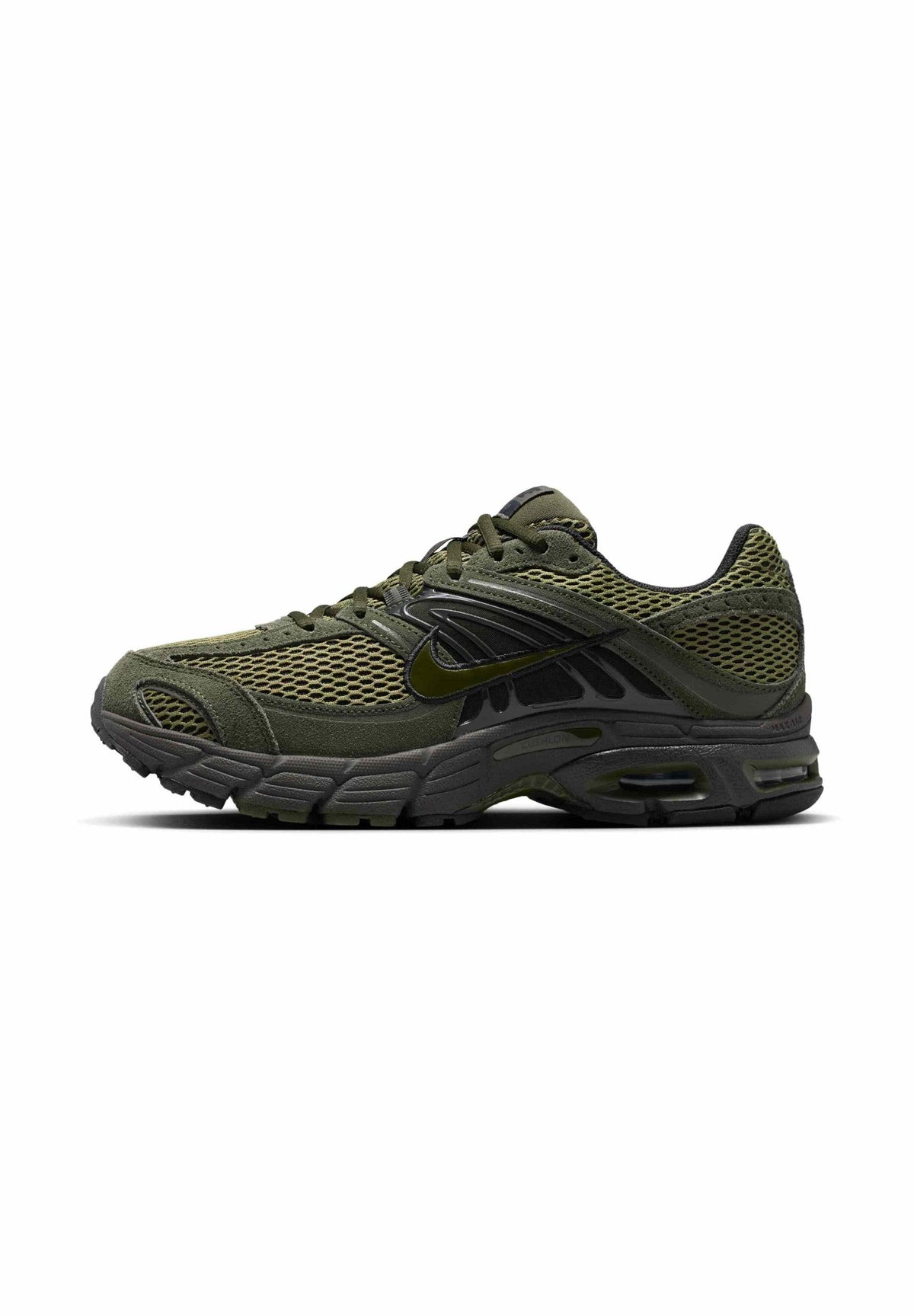 Nike Air Max Moto 2K - Sequoia Black Newsprint Cargo Khaki