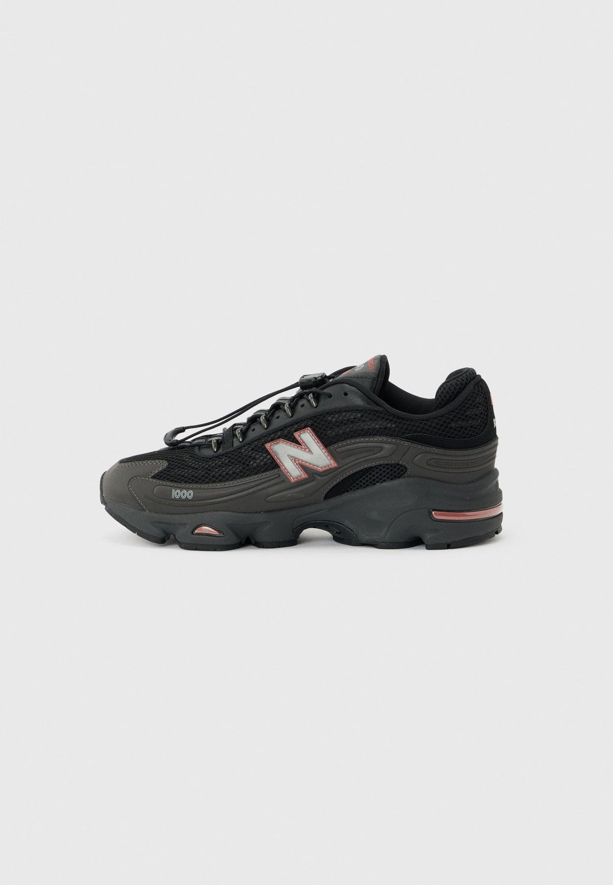 New Balance U1000 - Black Metallic / Red Rock