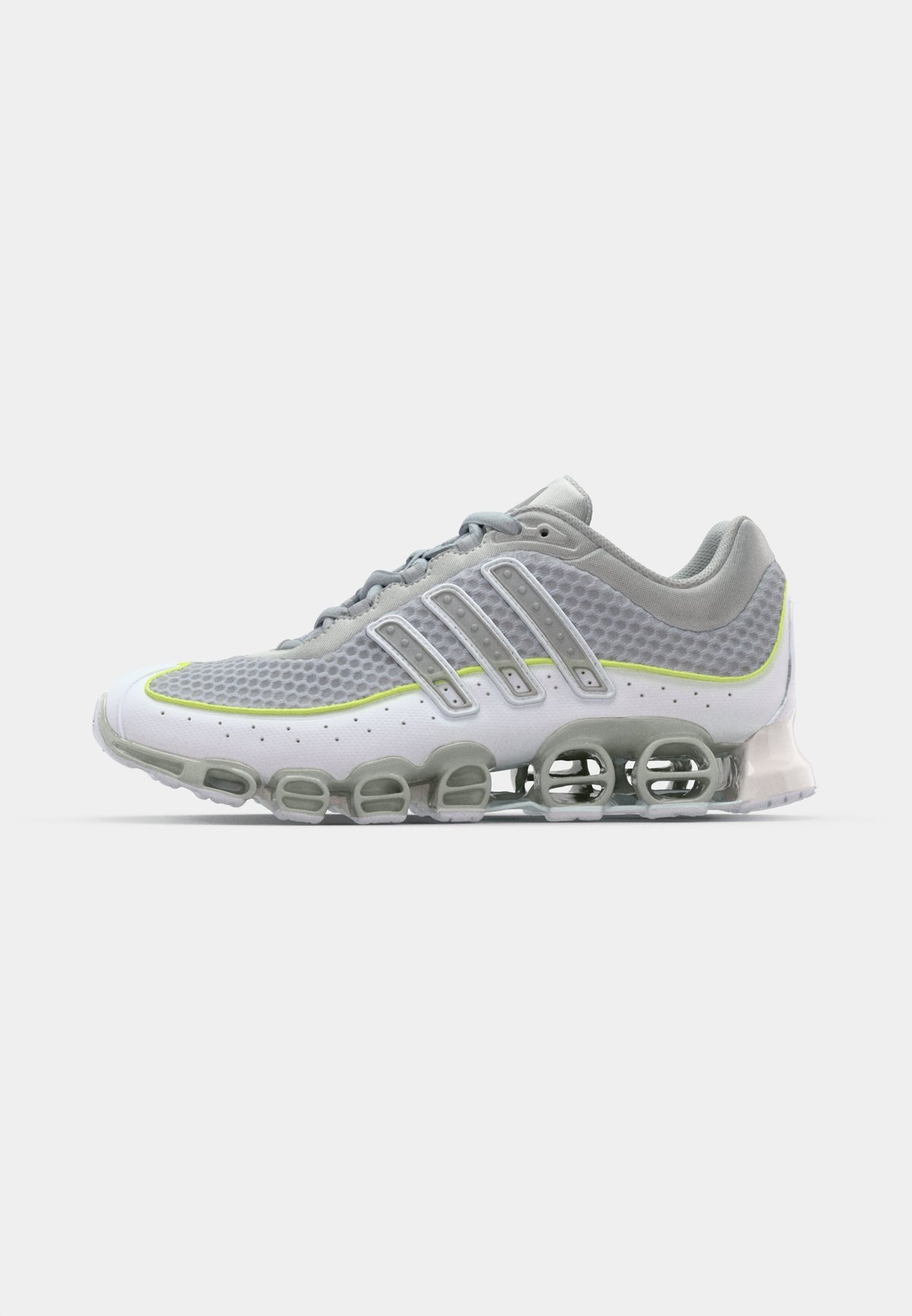 adidas Megaride - Silver Metallic / Footwear White / Solar Yellow