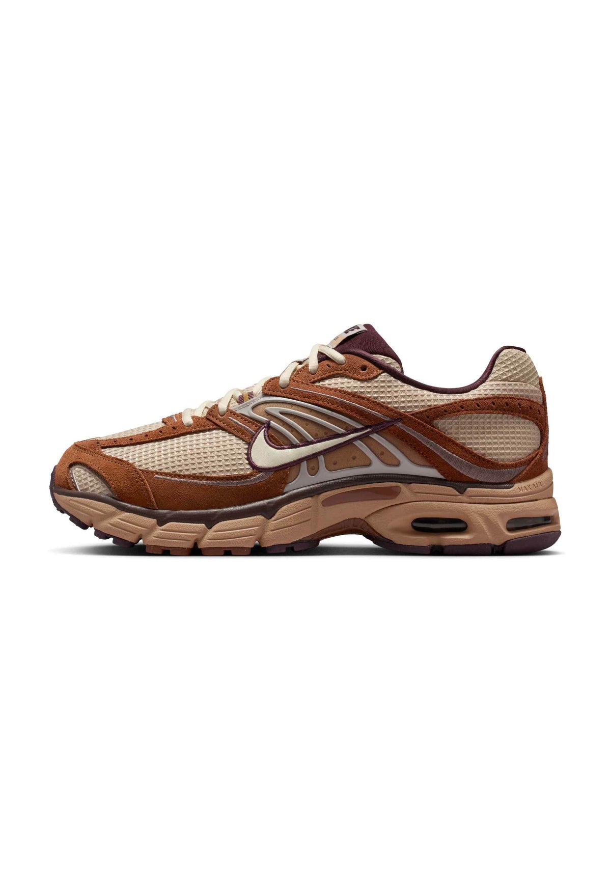 Nike Air Max Moto 2K Xmfw - Lt British Tan / Coconut Milk Cream II Linen Mink Brown Burgundy Crush