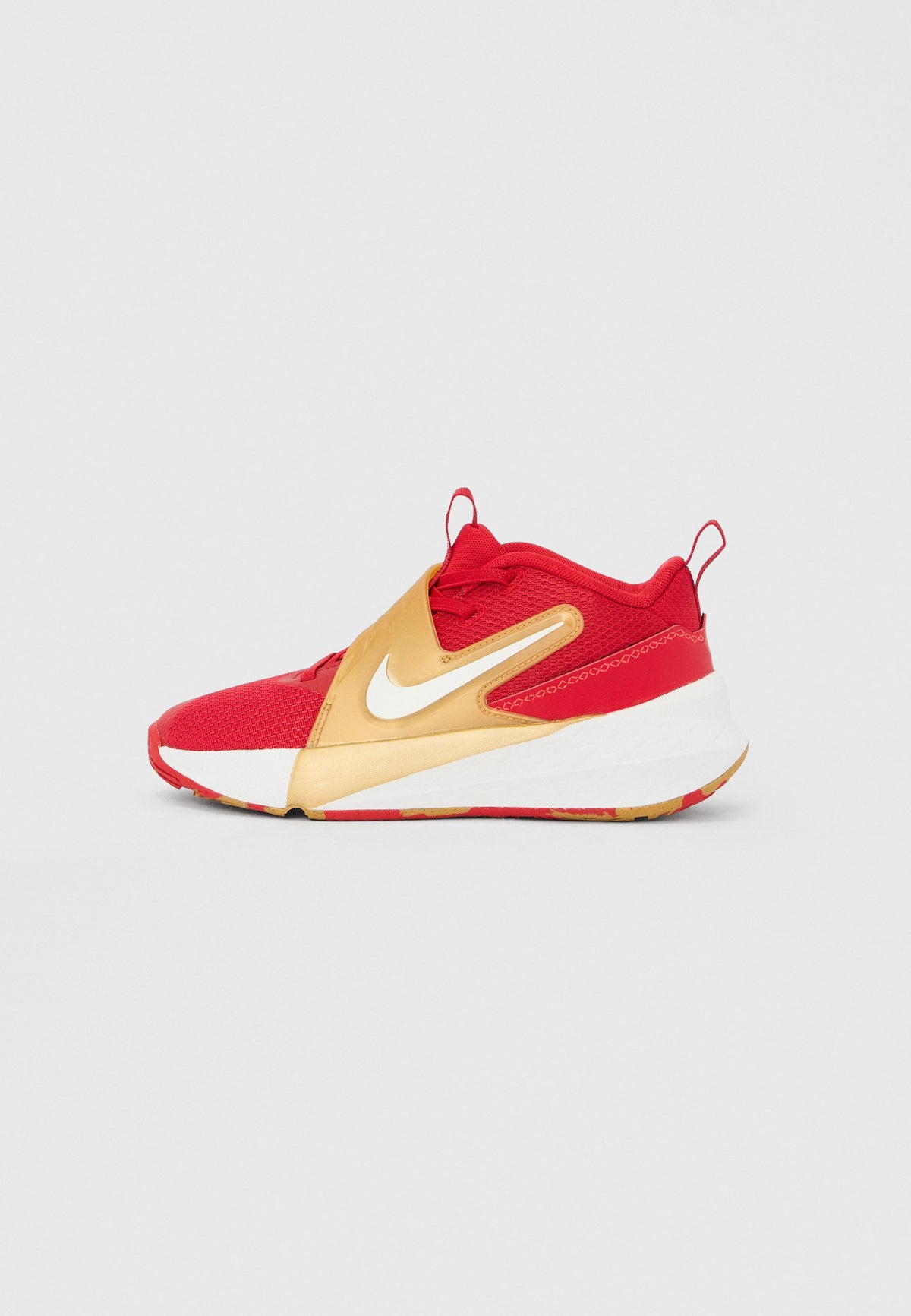 Nike Team Hustle D 12 - University Red / White / Gold-coloured / Crimson