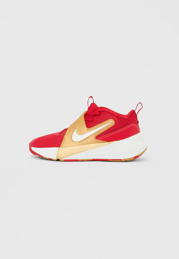 Nike Team Hustle D 12 - University Red / White / Gold-coloured / Crimson