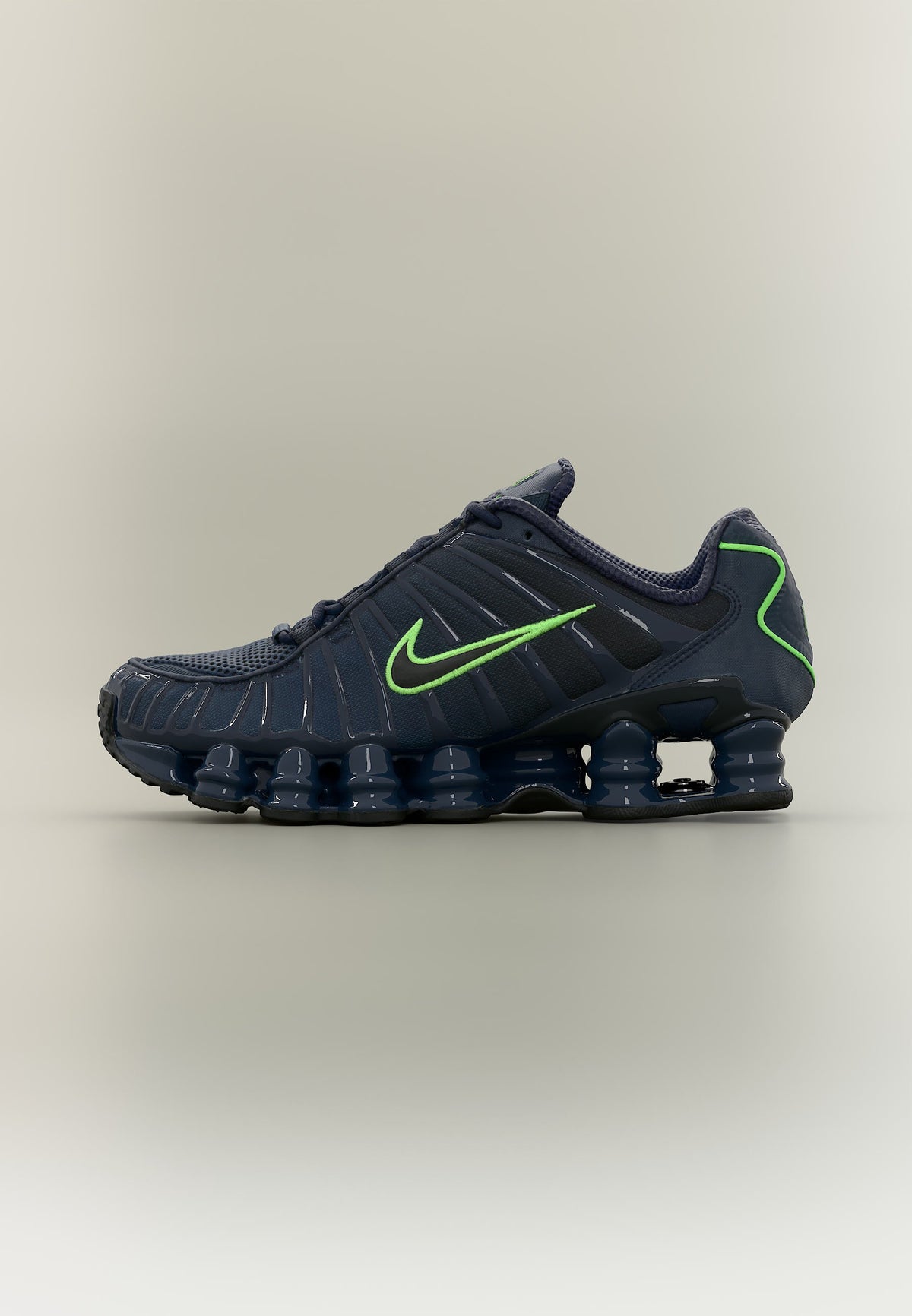Nike Shox Tl - Thunder Blue / Black / Obsidian / Green Strike