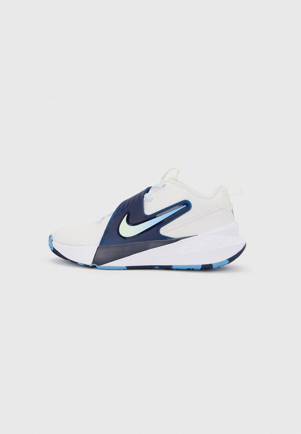 Nike Team Hustle - Summit White / Volt Tint / Midnight Navy / University Blue