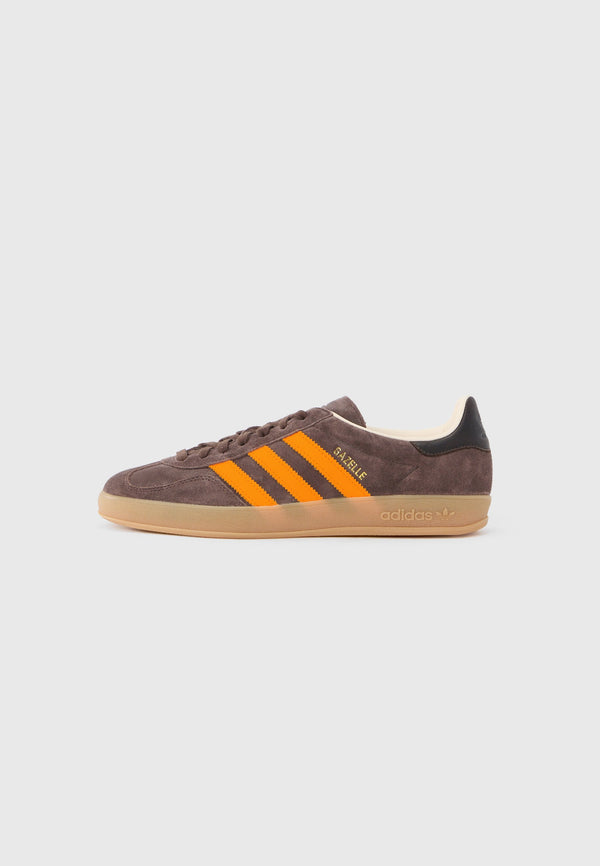 adidas Gazelle Indoor - Brown / Lucid Tangerine / Wonder White