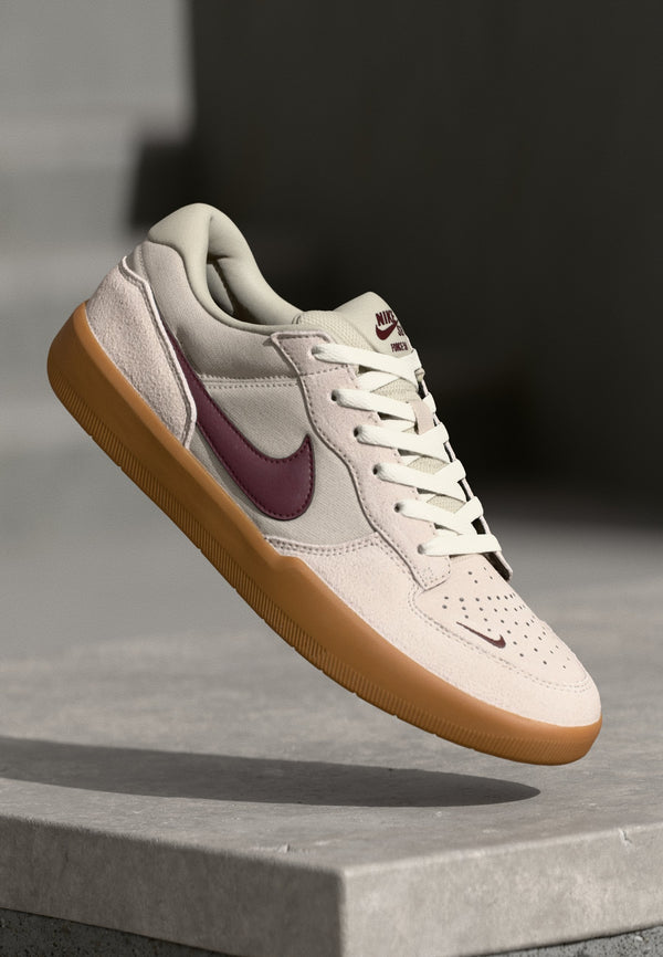 Nike SB Force 58 - Cream / Burgundy Crush / Light Brown