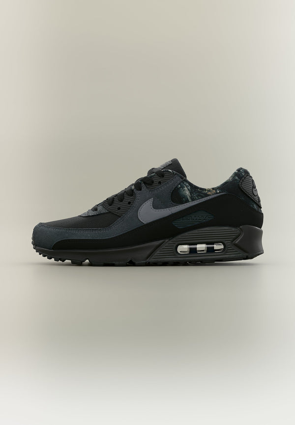 Nike Air Max 90 - Black / Metallic Cool Grey / Dark Smoke Grey