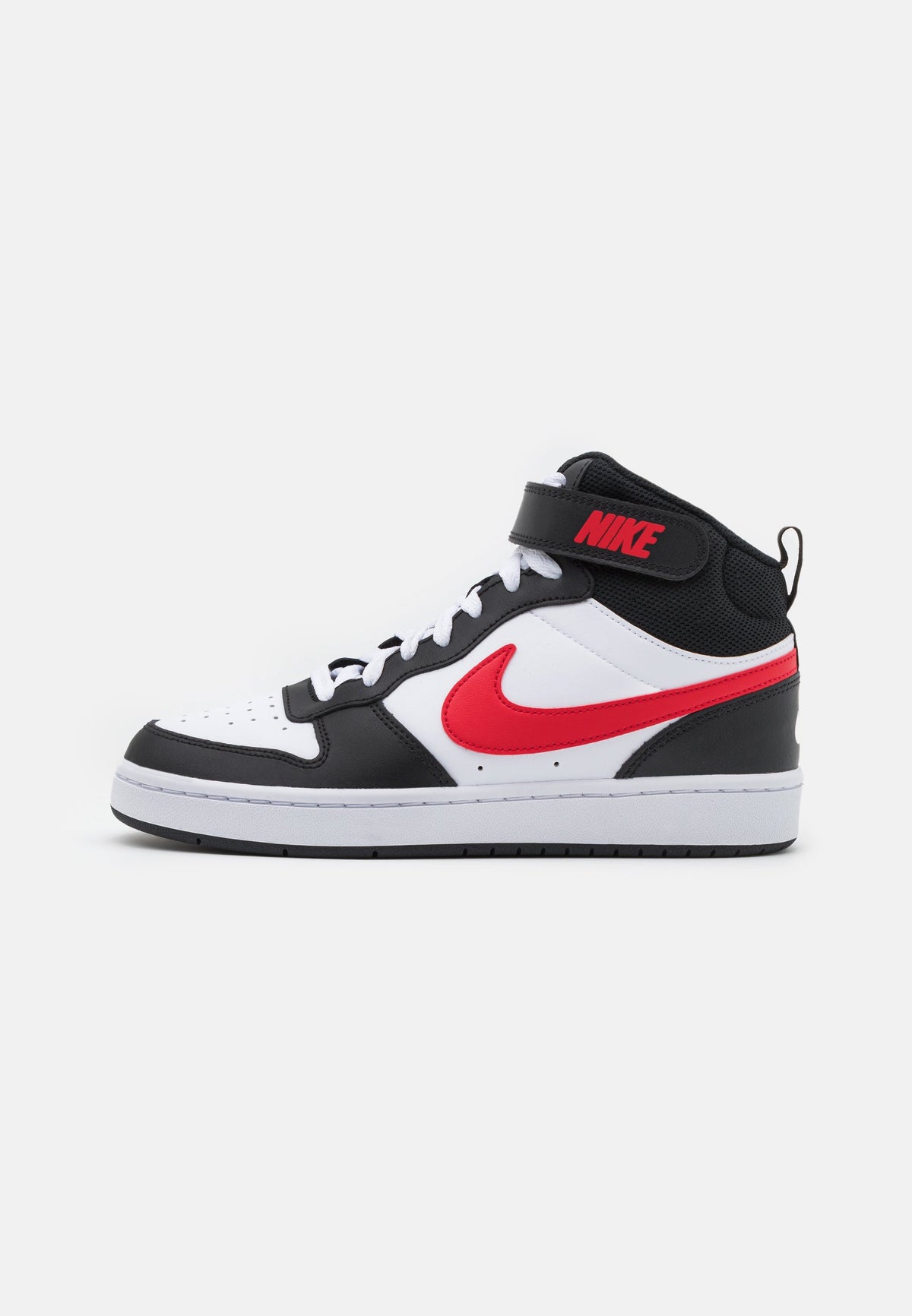 Nike Court Borough MID 2 - White / Black / University Red