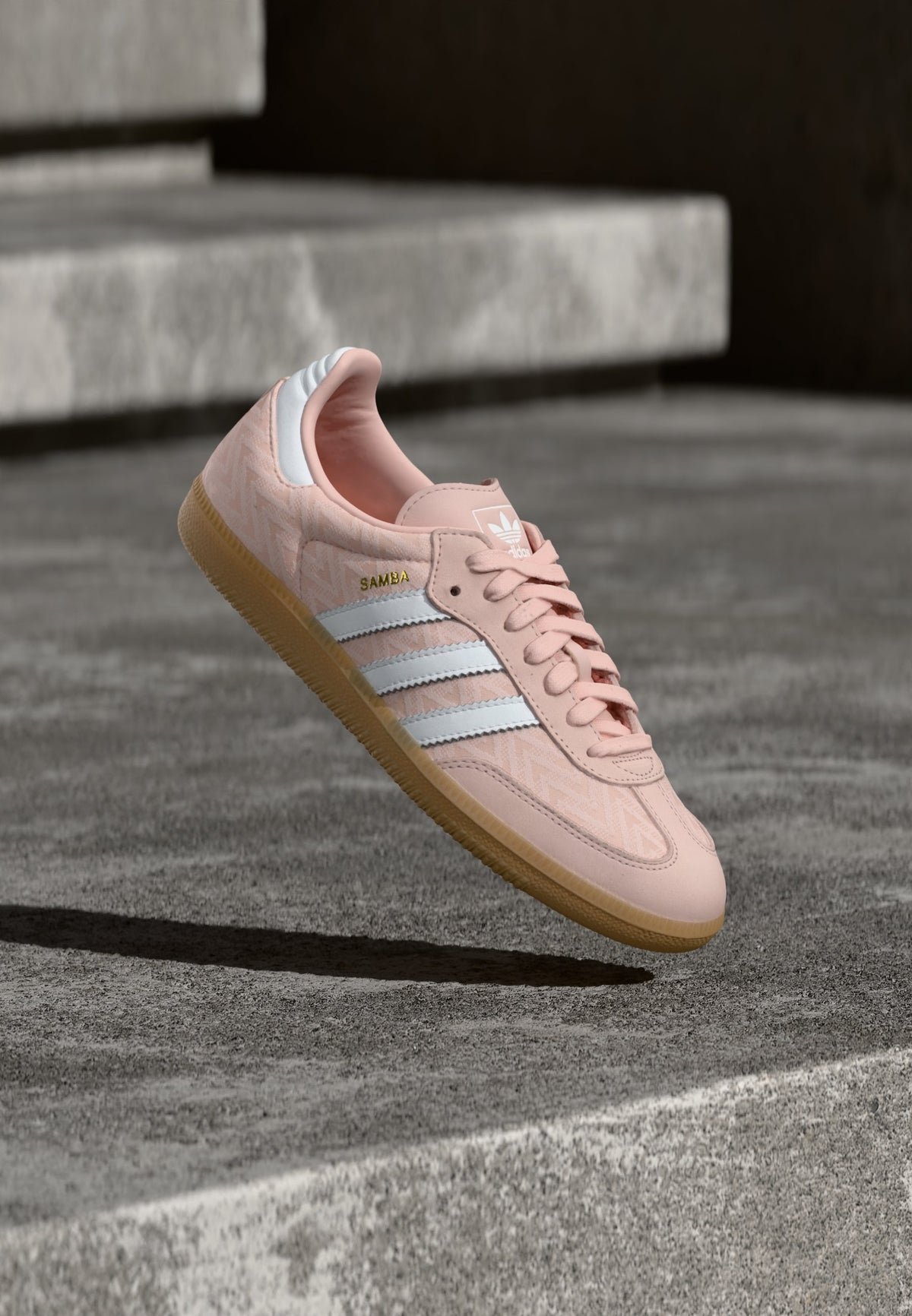 adidas Samba OG - Sandy Pink / Footwear White / Gold-coloured Metallic