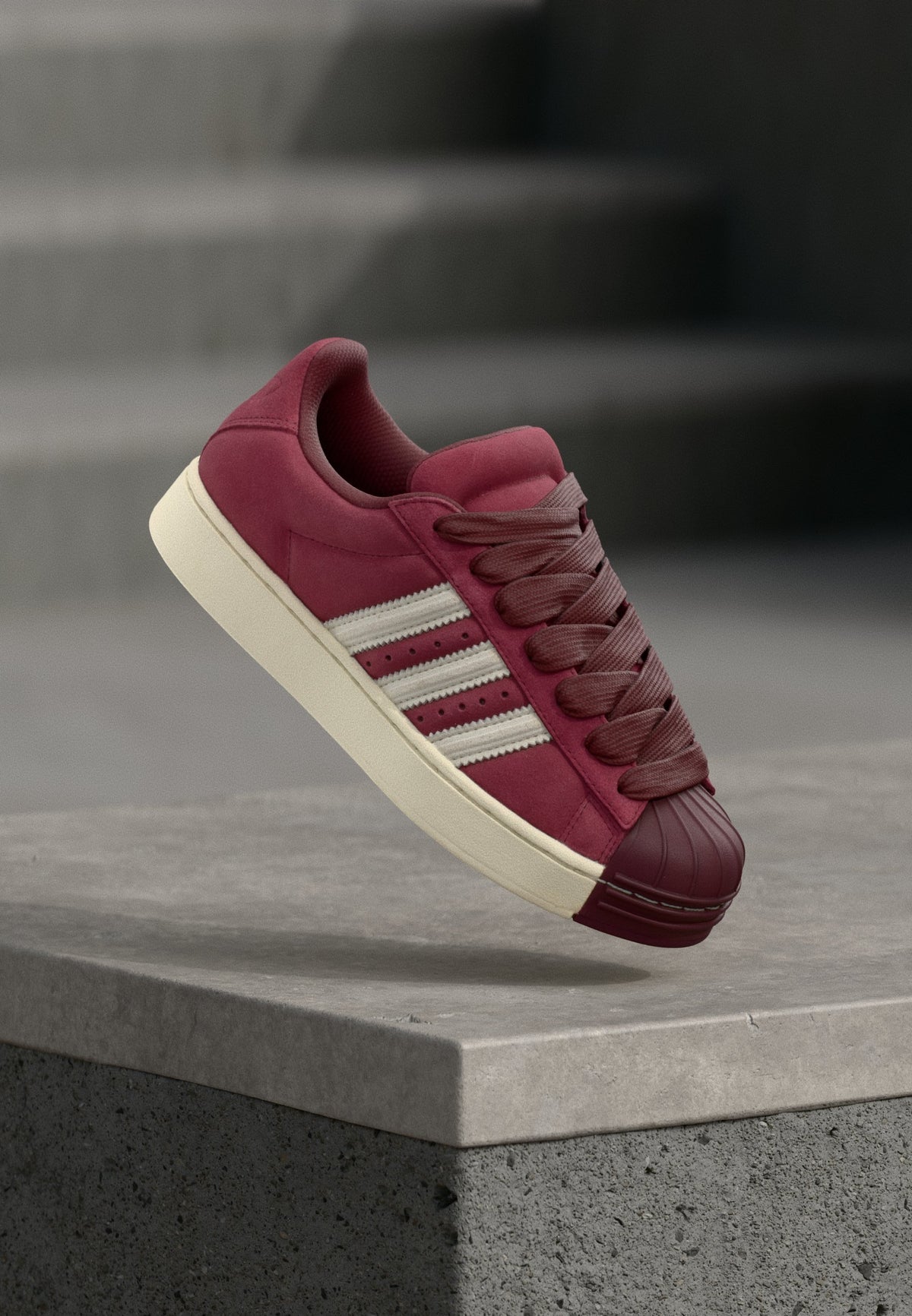 adidas Superstar St - Shadow Red / Cream White / Maroon