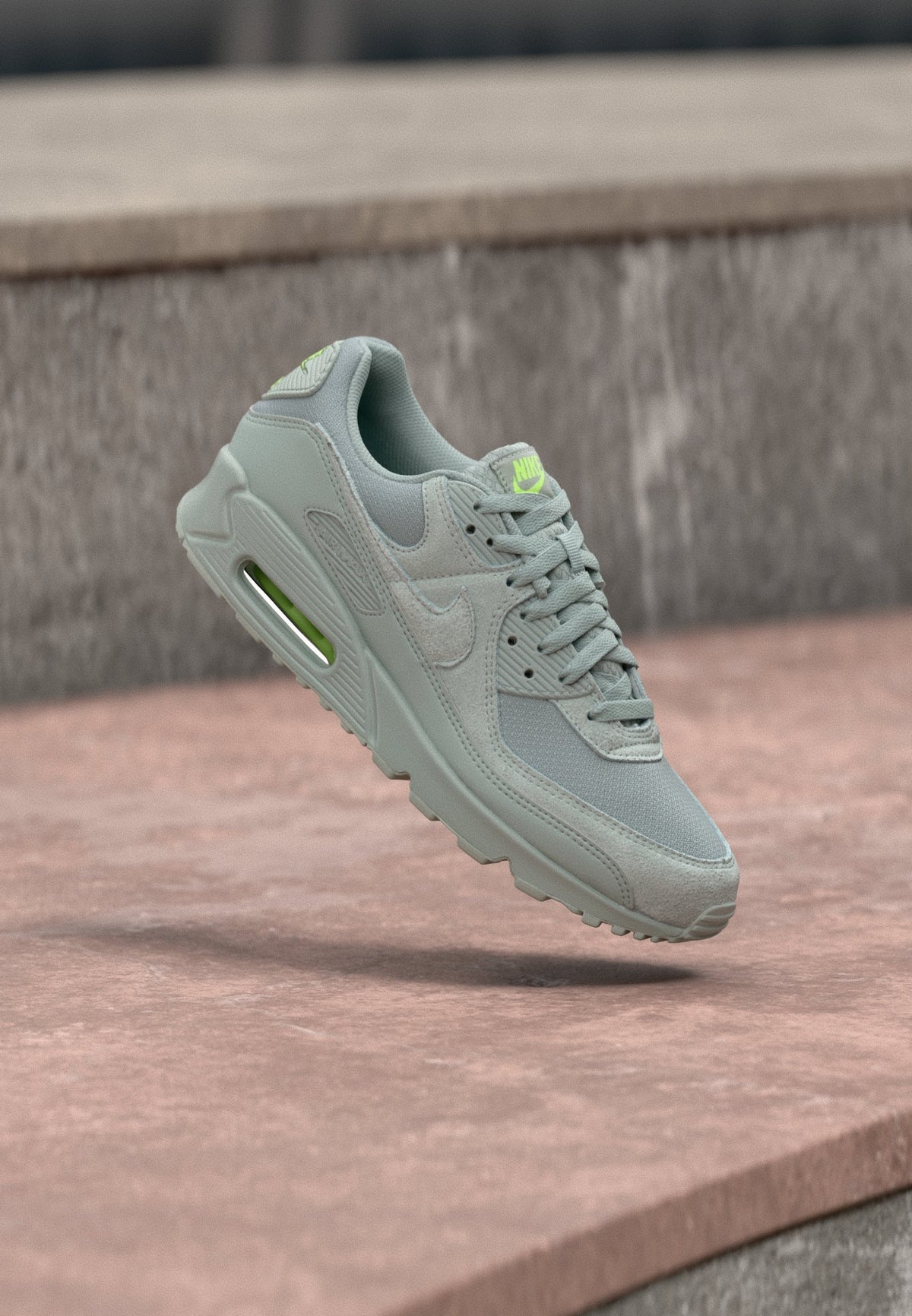 Nike Air Max 90 - Light Pumice / Lime Glow