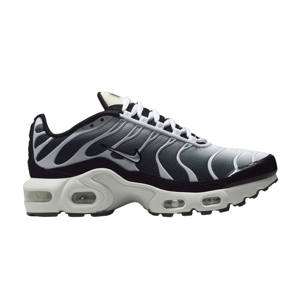 Nike Air Max Plus - Black White Sail Metallic Cool Grey