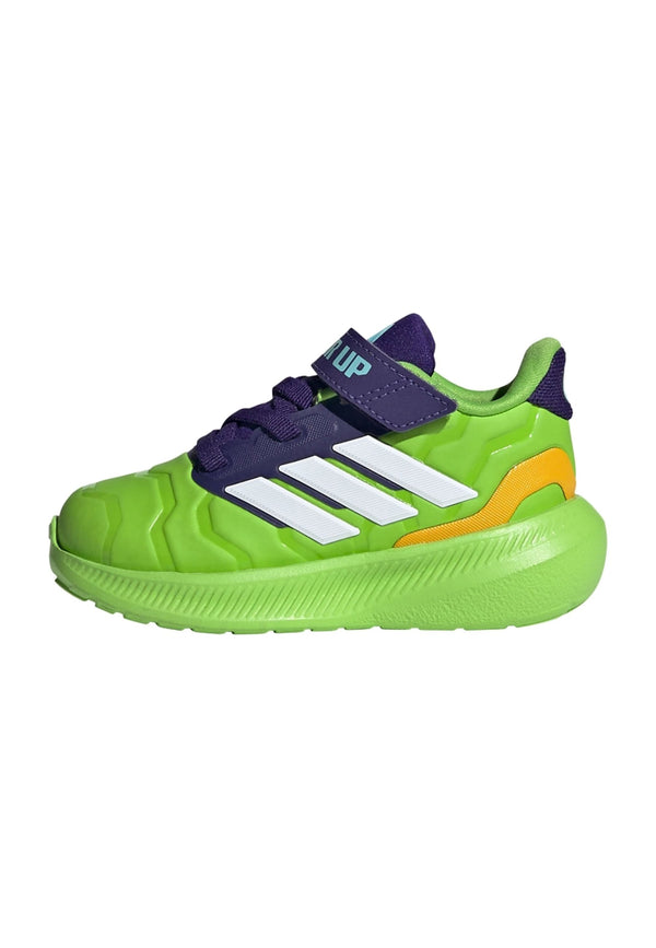 adidas Marvel Iron Hulk Runfalcon - Semi Solar Green Cloud White Collegiate Purple