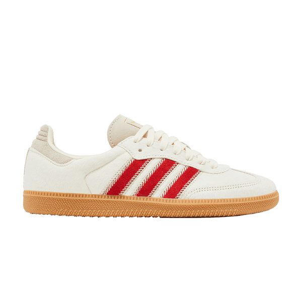 adidas Samba OG Pony Hair Wonder - Beige Better Scarlet