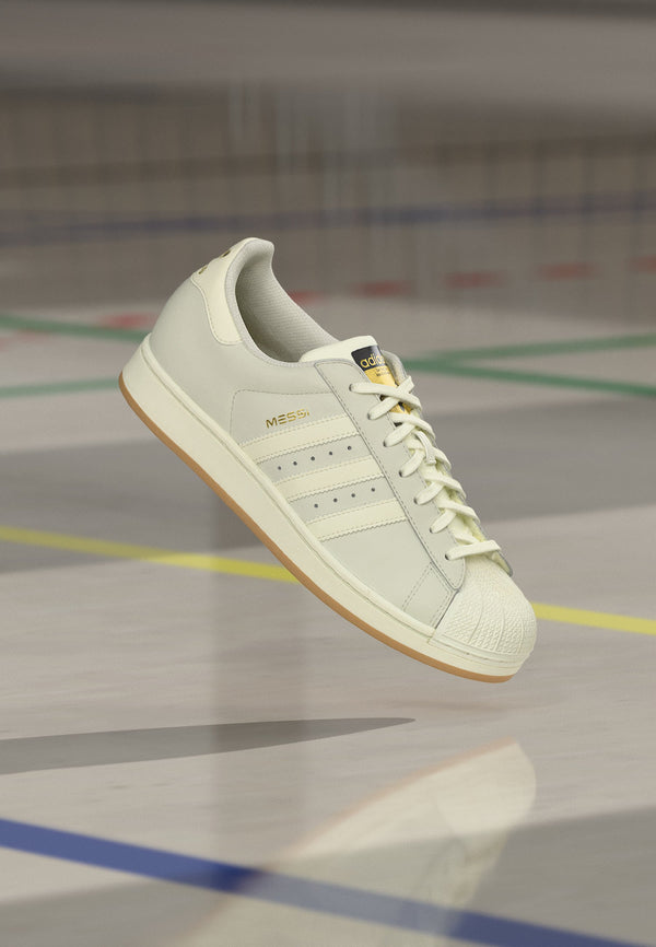 adidas Superstar Messi - Ivory / Gold-coloured Metallic