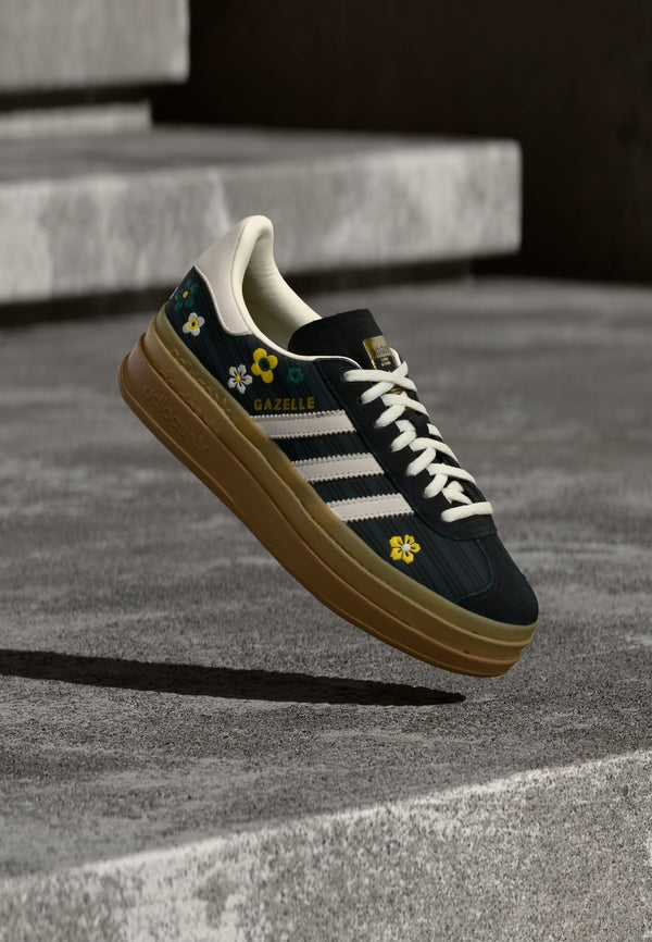 adidas Gazelle Bold W Liberty - Core Black / Off White / EQT Yellow