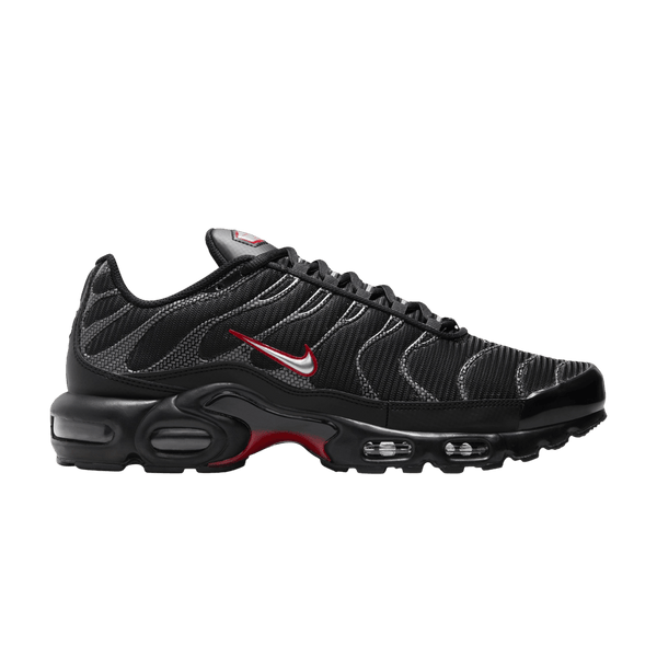 Nike Air Max Plus - Black University Red Metallic Silver