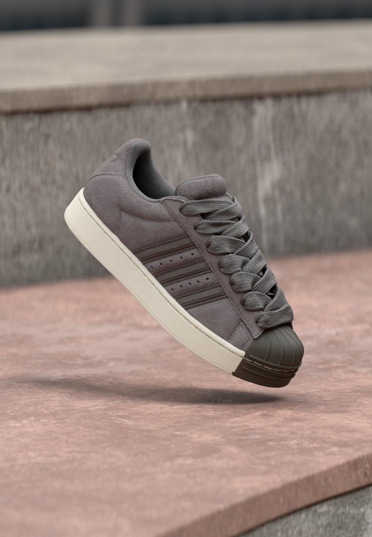 adidas Superstar St - Taupe Oxide / Charcoal / Off White