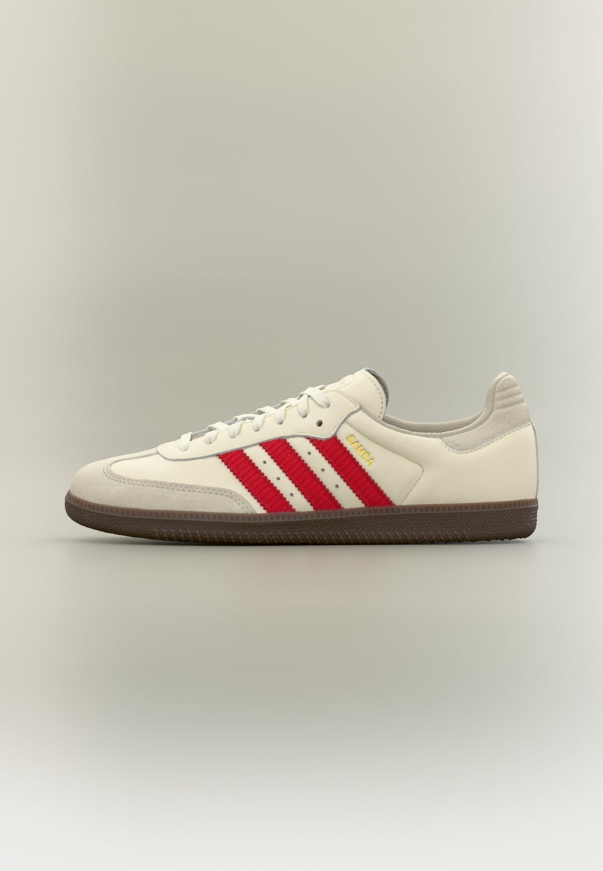 adidas Samba OG - Off White / Better Scarlet
