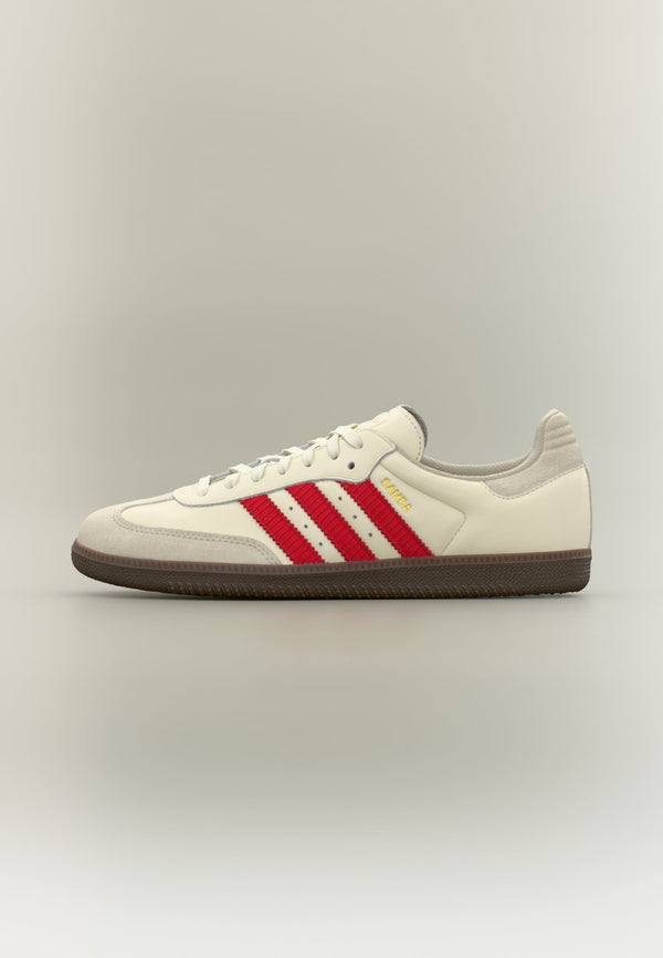 adidas Samba OG - Off White / Better Scarlet