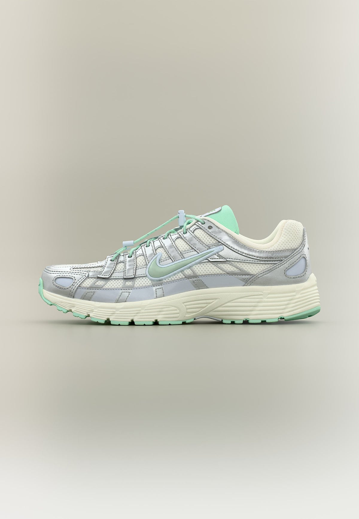 Nike P 6000 - Sail / Arctic Green / Football Grey / Metallic Silver-coloured