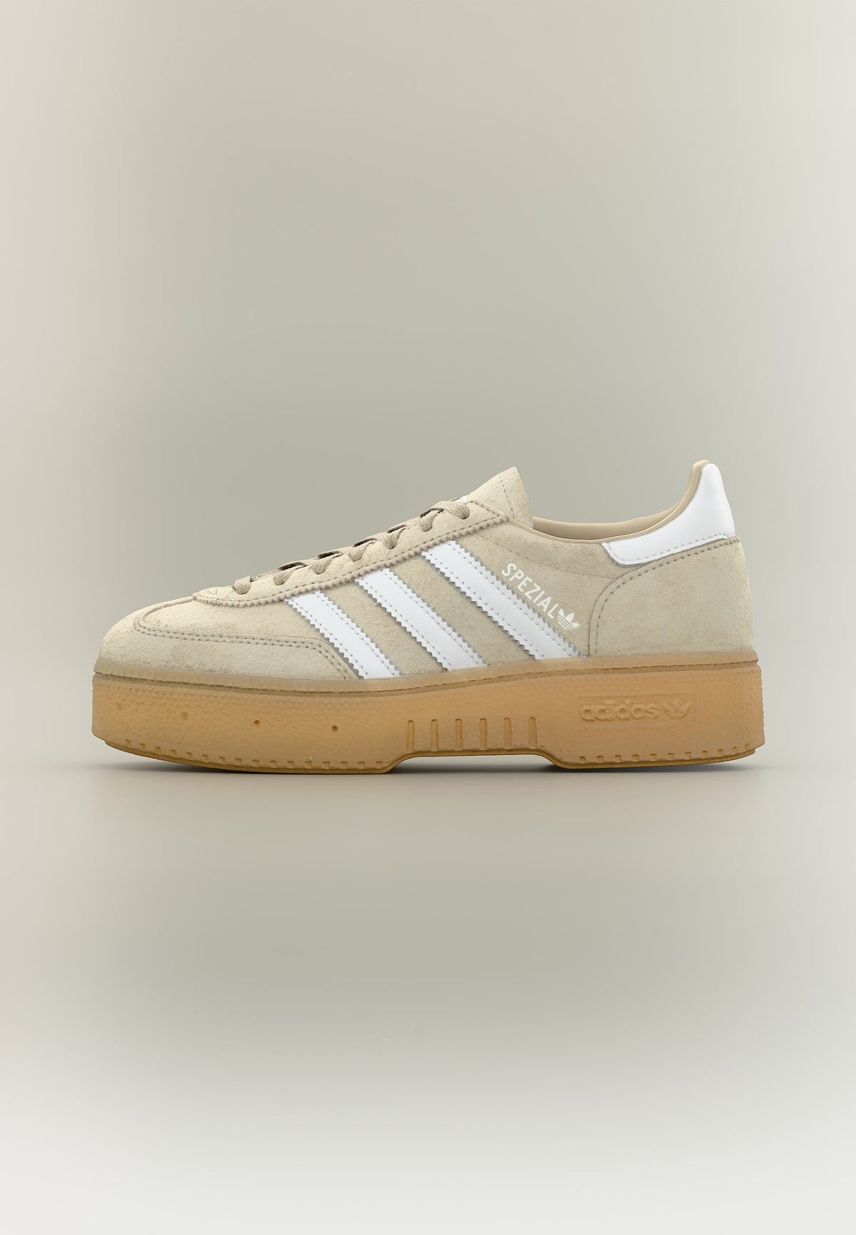 adidas Handball Spezial Bold - Khaki Three / Footwear White