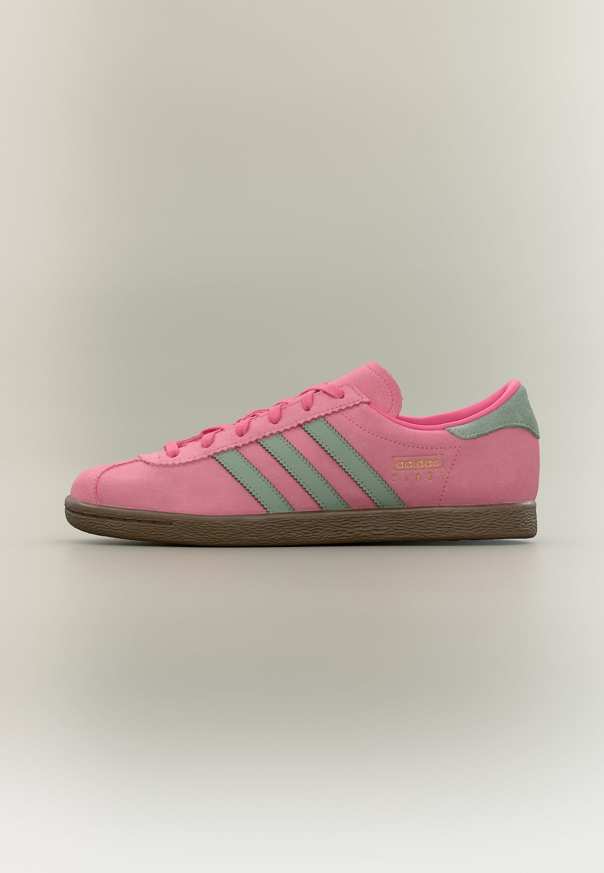 adidas Stadt - Blush Pink / Linen Green
