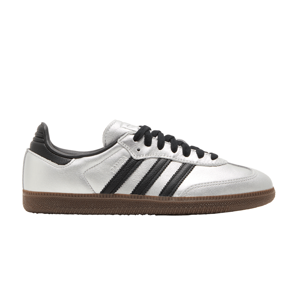 adidas Samba OG - Silver Metallic Black Gum